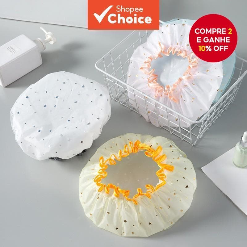 Touca De Banho Para Mulheres , À Prova D'água , Uso Doméstico , Maquiagem , Cozinha , Fumaça De Óleo E Capa Contra Poeir