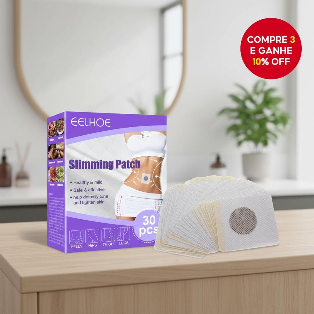  Eelhoe Adesivo para Emagrecimento, Adesivo de Umbigo, Queima de Gordura, Perda de Peso, Barriga, Cintura, Gesso, 30