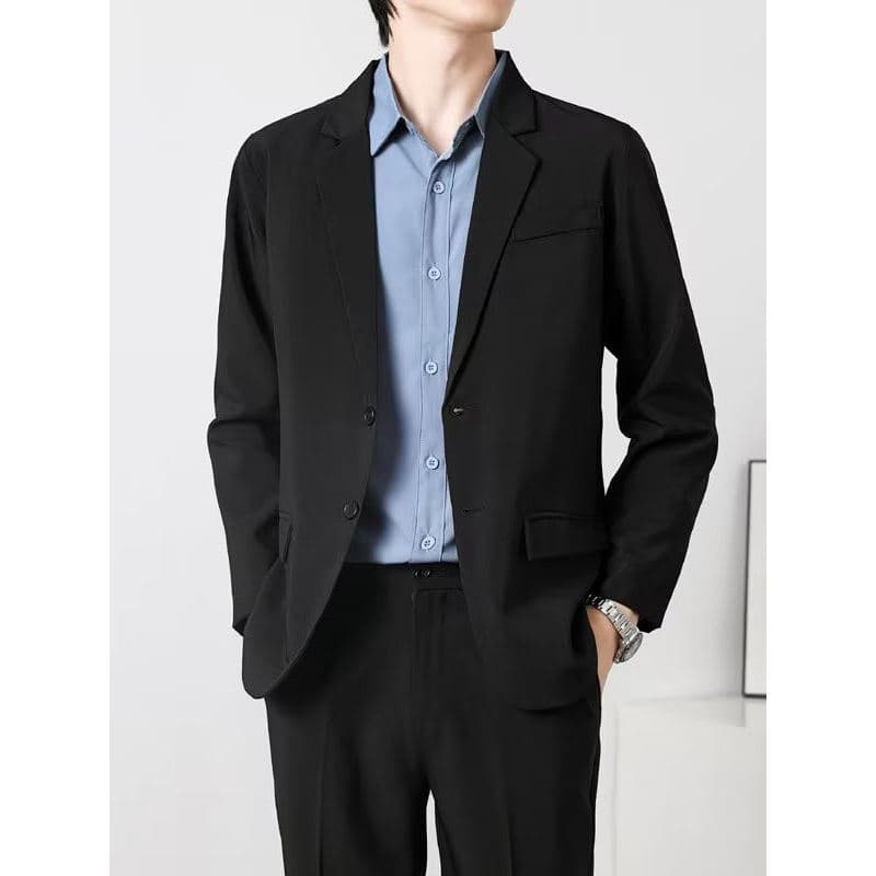 High-End sentimento pingente casual terno masculino primavera verão na moda padrão luz estilo maduro casual pequeno tern