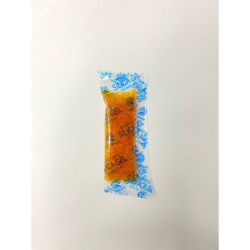 Sílica Gel laranja 1 a 3mm sachê em Filme BOPP 10g QUIMPACK - c/60