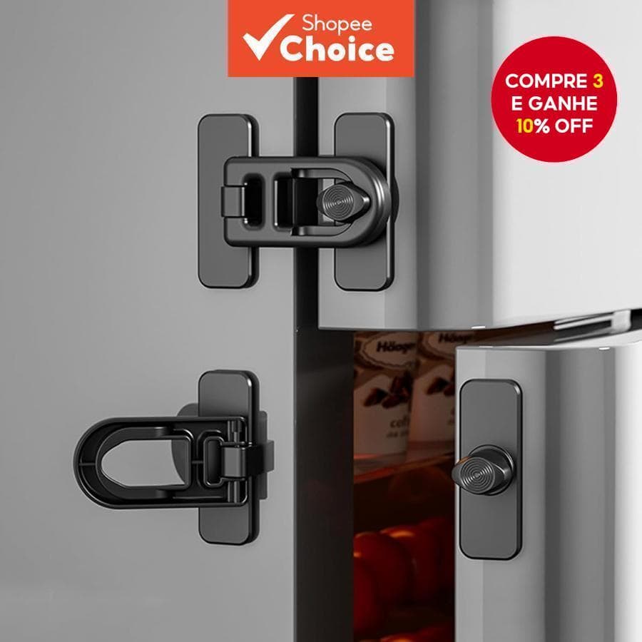 Fechaduras De Segurança Infantis Sem Perfuração Para Gavetas E Geladeiras , Portas Deslizantes