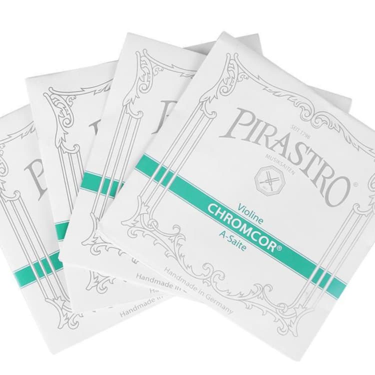 1 Conjunto De 4 Unidades/Kit De Cordas De Aço Cromado Pirastro Tonica Violino @ Linho 4/4 Acessório Para