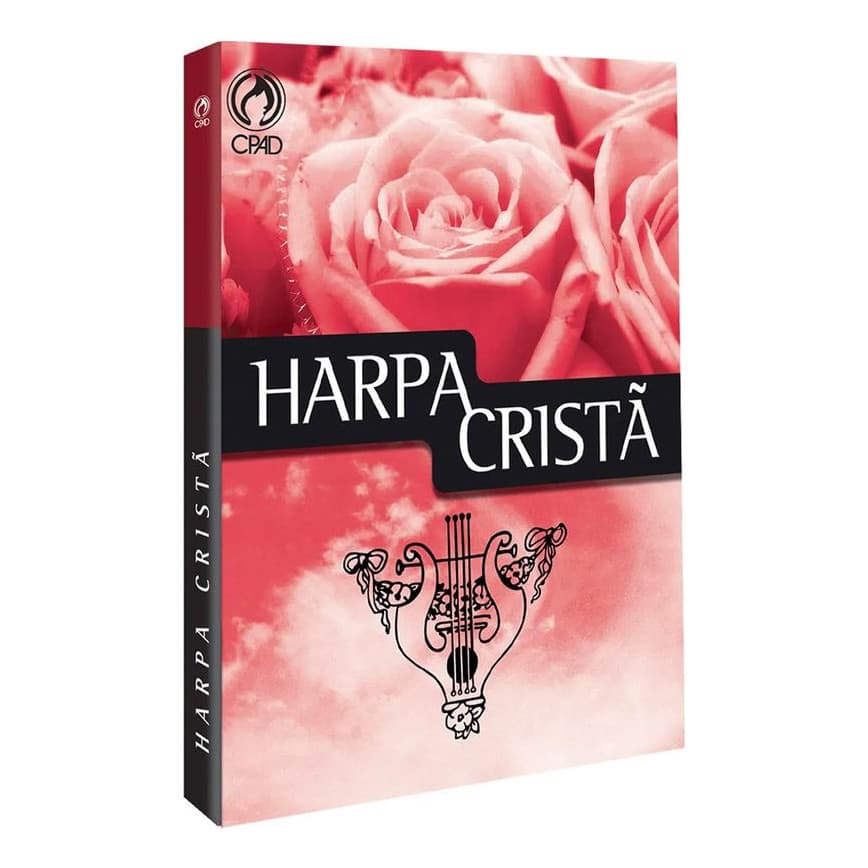 Harpa Cristã Popular - Tamanho Média - Modelo Rosas | Ed. CPAD