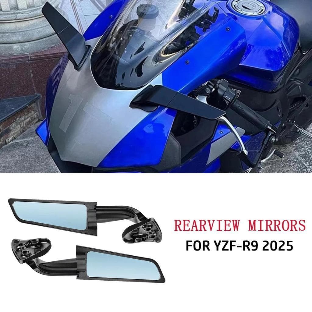 Para Acessórios Da Motocicleta Stealth Asa Espelhos Esportes Winglets Espelho Ajustável YZF-R9 YZFR9 R9 2025