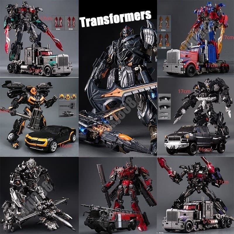Transformadores Darkly Bumblebee Ironhide Action Fiuge Megatron Substituir Mais Peças Brinquedos Decoração De Quarto Mod