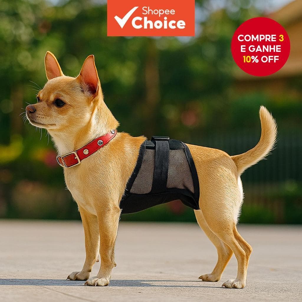  Calça fisiológica para cachorro, calça de segurança, calça antissolitação, calça de segurança respirável durante o