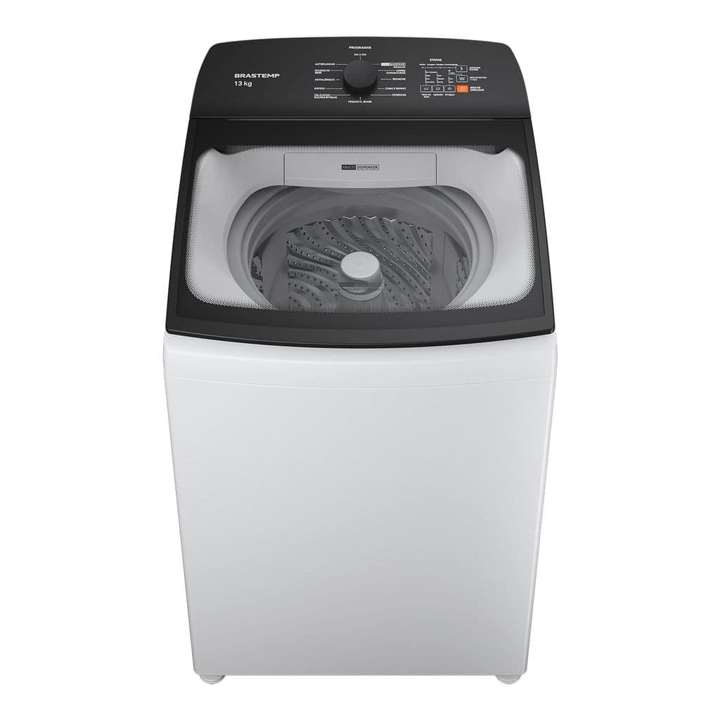 Máquina de Lavar Brastemp 13Kg Branca com Ciclo Tira Manchas Advanced e Ciclo Antibolinha - BWM13AB