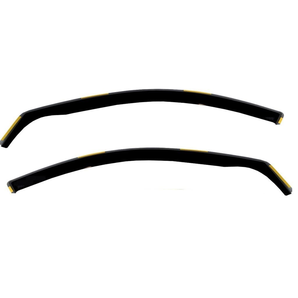 Fiesta mk8 3Door Hatchback Em Viseiras De Janela De Canal Protetor De Chuva Sobrancelha