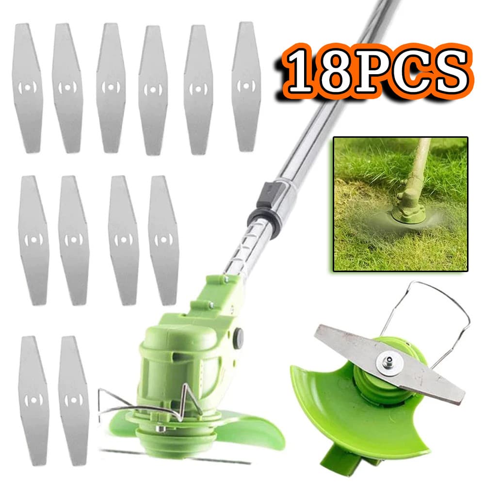 Kit 12 Lâmina Faca Para Roçadeira Lâmina Para Aparador De Grama Lâmina De Serra Para Cortador De Grama