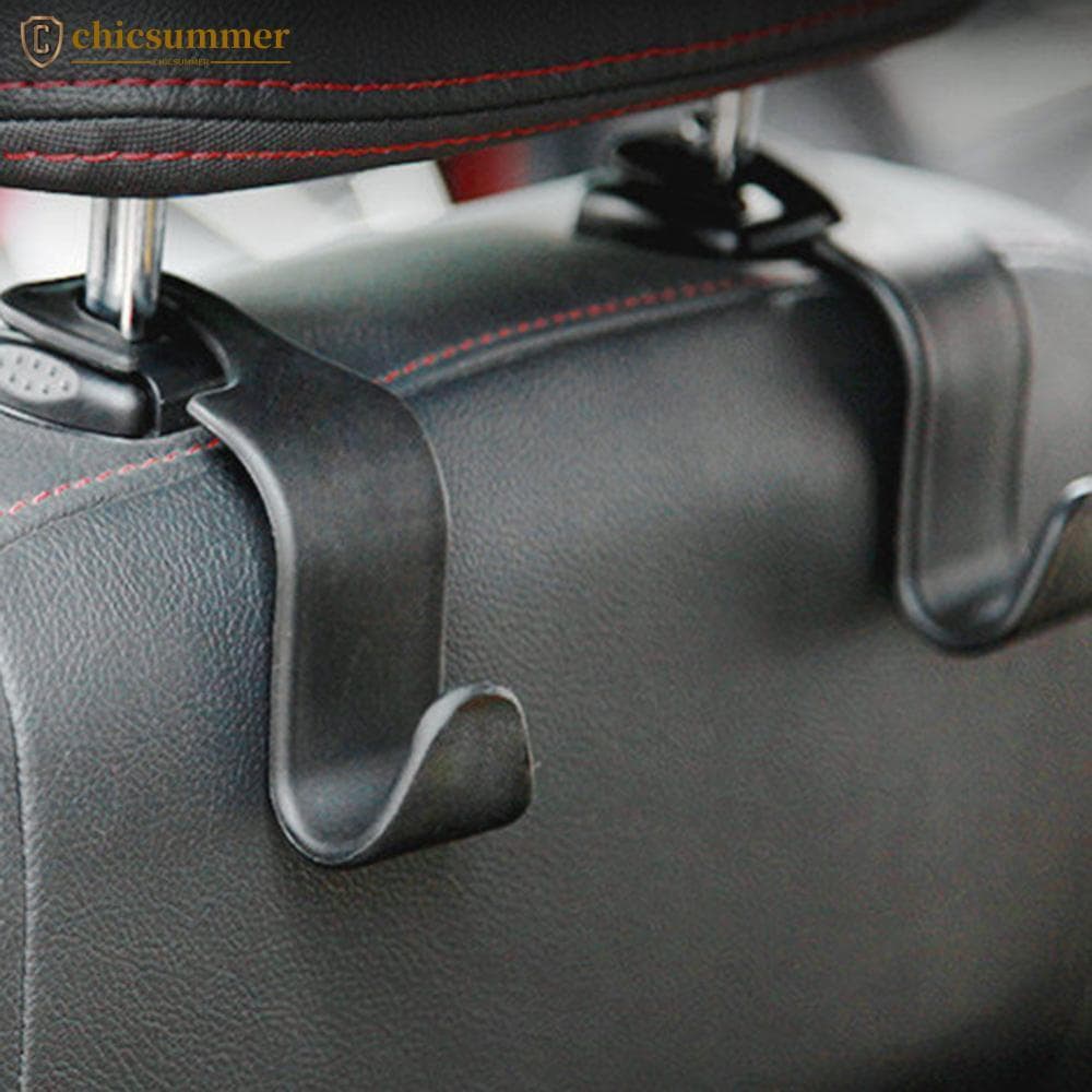 CHICSUMMER 1Pc Conveniente Universal Assento Traseiro Do Carro Encosto De Cabeça Ganchos De Armazenamento Para Saco De C
