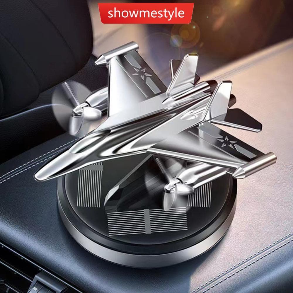 SMS Carro Energia Solar Perfume Aromaterapia Ambientador Avião Rotativo Difusor Fragrância Duradoura J9V4