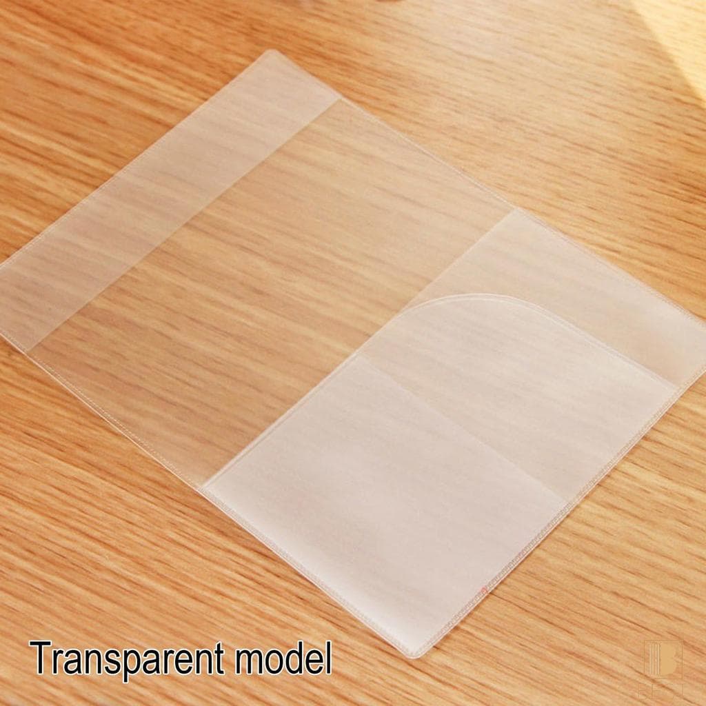 Capa Protetora De Passaporte Fosca/Transparente , À Prova D'água E Resistente A Arranhões , Leve , Para Viagens De Negóc