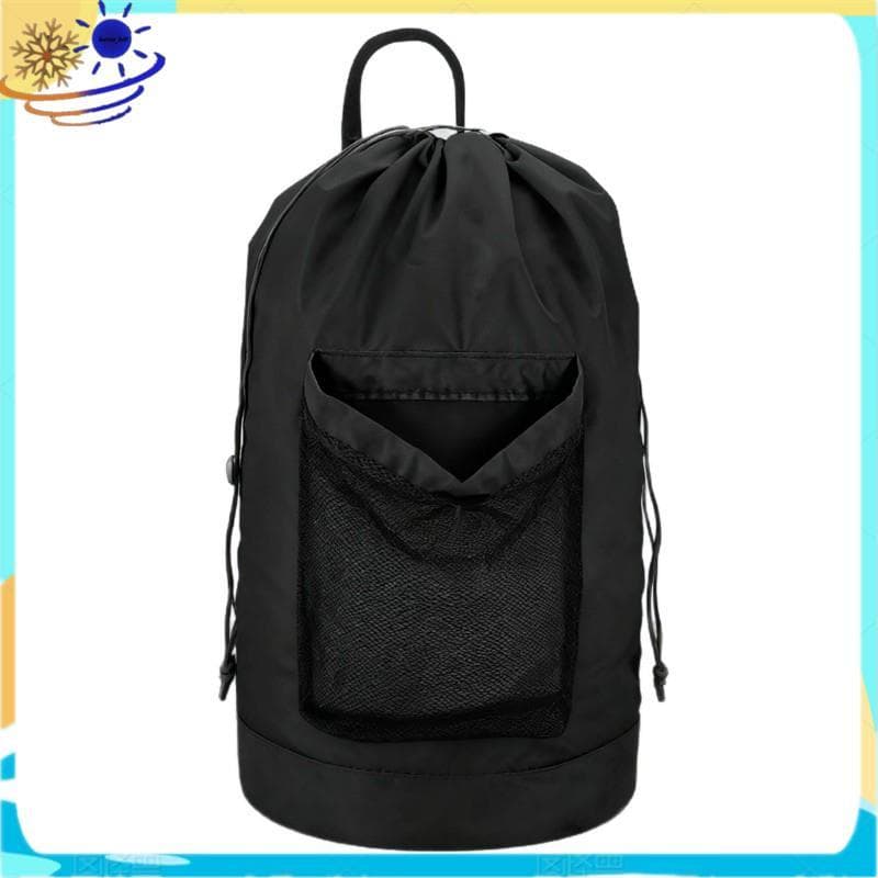 Saco De Roupa Suja De Tecido Oxford Multiuso-Estilo Mochila , Armazenamento Suspenso Com Cordão E Alças , Cesto Incluído