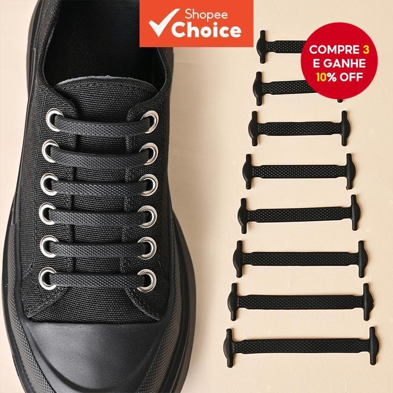 16 Peças De Cadarços De Silicone Sem Amarração , Laços De Borracha Preguiçosos Elásticos Para Estilo E Conforto Esforço