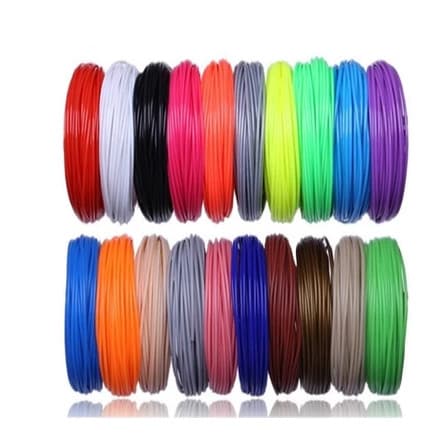 Refil Filamento PLA Kit 10 Cores 50 M Caneta 3D
