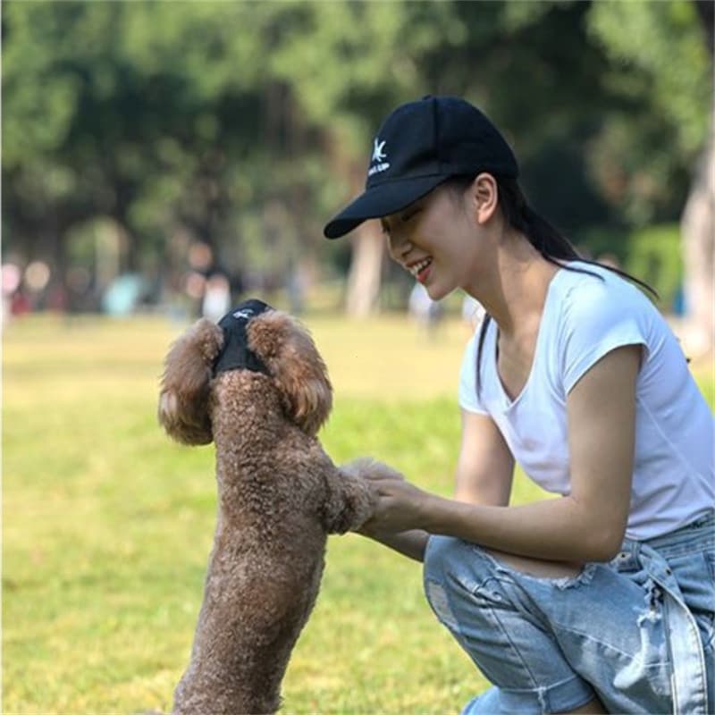 Boné Para Gato De Estimação , De Lona Sólida Cachorro , Viseira De Beisebol , Chapéu De Sol Ao Ar Livre , Chihuahua , Ac