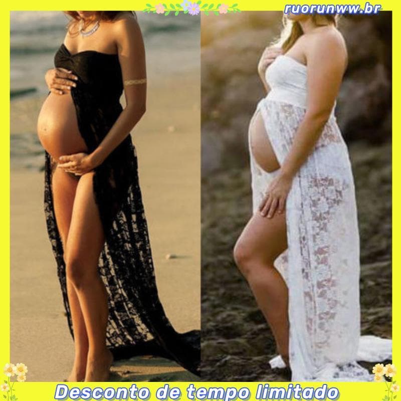 Vestido Longo Para Ensaio Fotográfico Maxi Gestantes