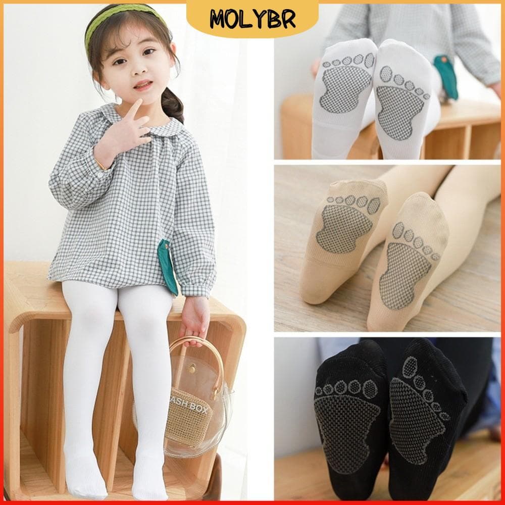 MOLYBR Meia-Calça Infantil Para Dança , Leggings Respiráveis Antiderrapantes , Meias De Fofas E Elásticas Macias Da Moda
