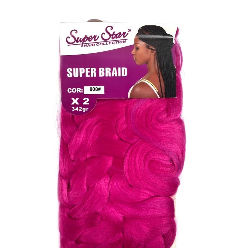 Cabelo Super Jumbo Jumbão Box Braids Super Star 399gr/342gr/1pct