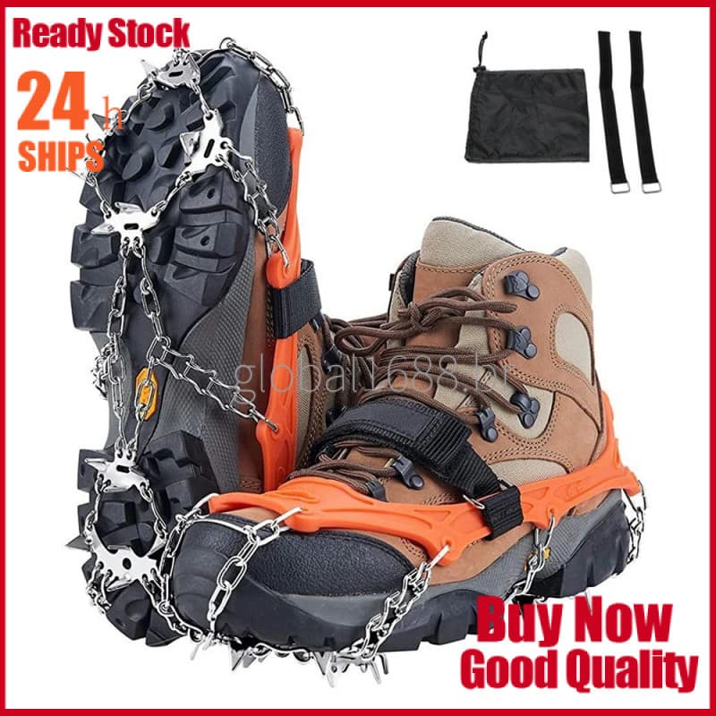 {PRONTO EM ESTOQUE}19 Grampos de Gelo Antiderrapantes