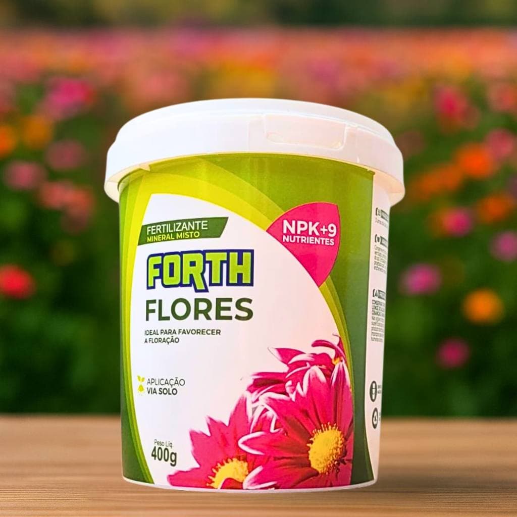 ADUBO/ FERTILIZANTE FORTH FLORES COMPLETO  400 GR
