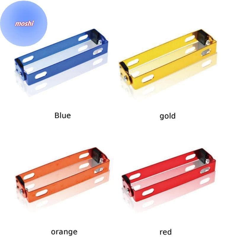 MOSHI Universal Ajustável Placa De Identificação Da Motocicleta Braet Traseiro Sinal Volta Lâmpada Titular CNC Alumínio 