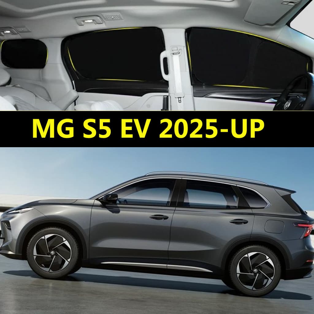 Pára-Sol Do Carro Para MG S5 EV 2025-UP Cortina De Totalmente Blackout Proteção Solar Privacidade Acampamento Janela Lat