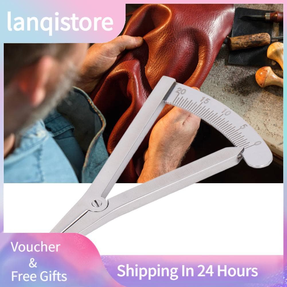 Lanqistore Medidor de marcação Dispositivo de medição de cursor de mão DIY com distância de tamanho interno e externo