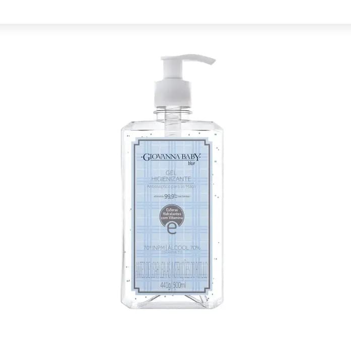 Álcool em Gel Higienizante Da Giovanna Baby Blue 500ml 70º
