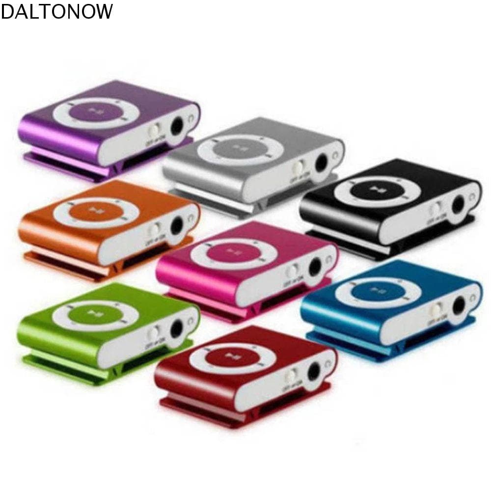 DALTONOW MP3 Player Leitor De Mídia Portátil À Prova D'água Walkman Música Espelhado De 3.5 Mm