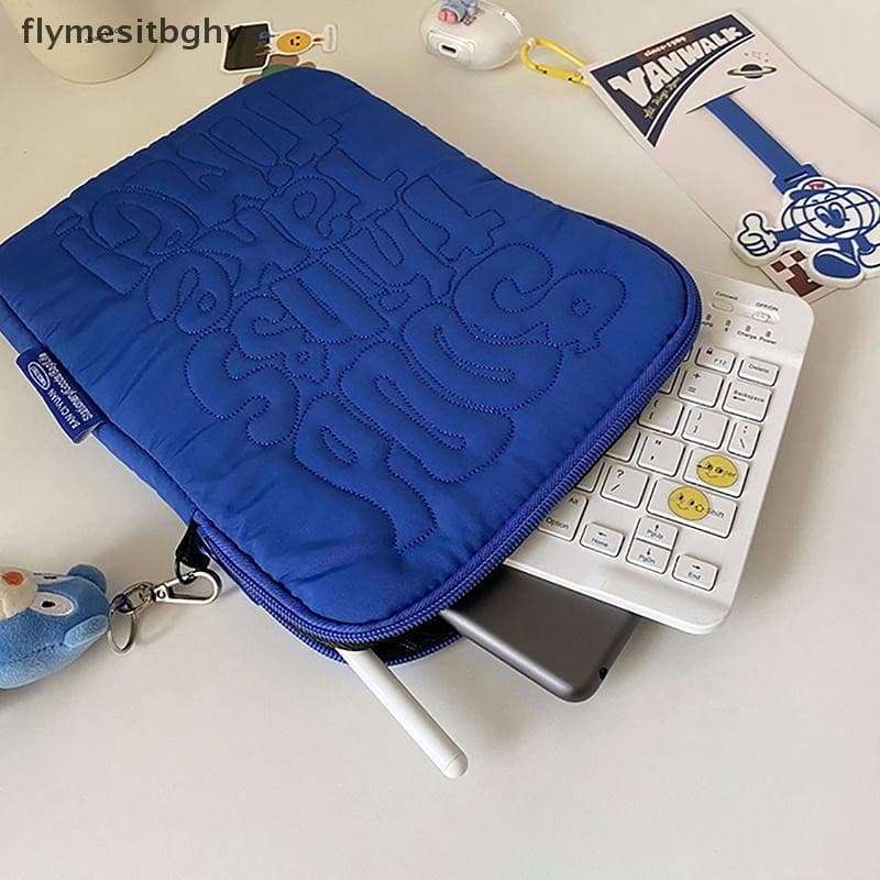 flym Bordado Padrão Bonito À Prova De Choque Portátil Manga Caso Saco 11 13 14 Polegada Para Ipad Samsung E Tablet Bolsa