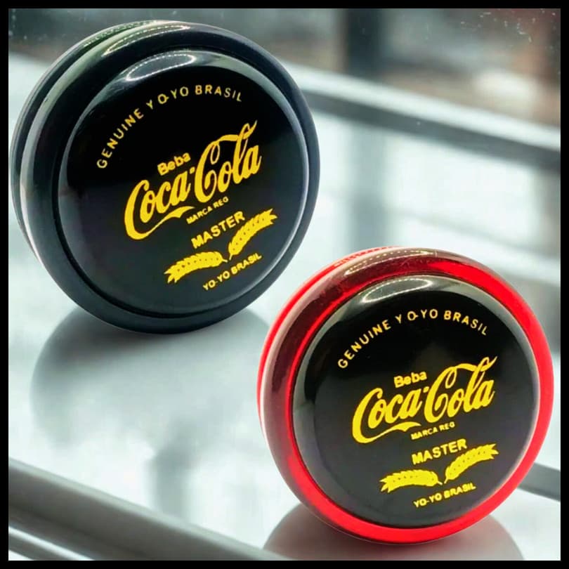 Ioiô Eixo Fixo Coca-Cola Yo-yo Master Retrô Profissional