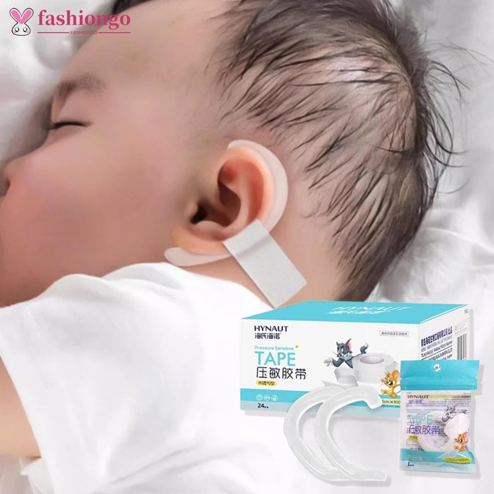 FASHIONGO Suporte De Orelha Saliente , Ferramentas Corretoras Infantis , Remendo De Correção De Aurícula De Silicone Par