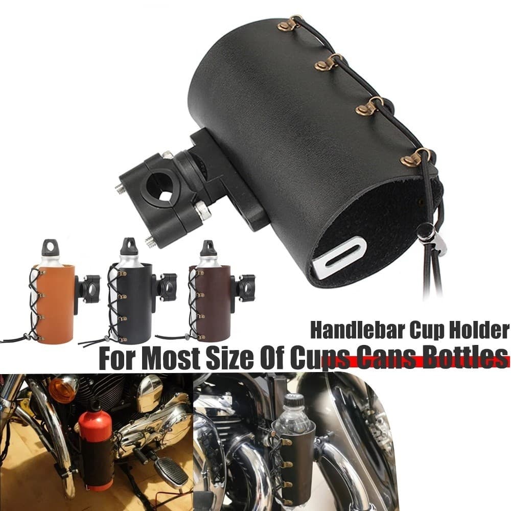 22-28mm Motocicleta Universal Ajustar Guiador Suporte De Copo De Café Guarda Do Motor Bebida Garrafa De Água Montar Chop