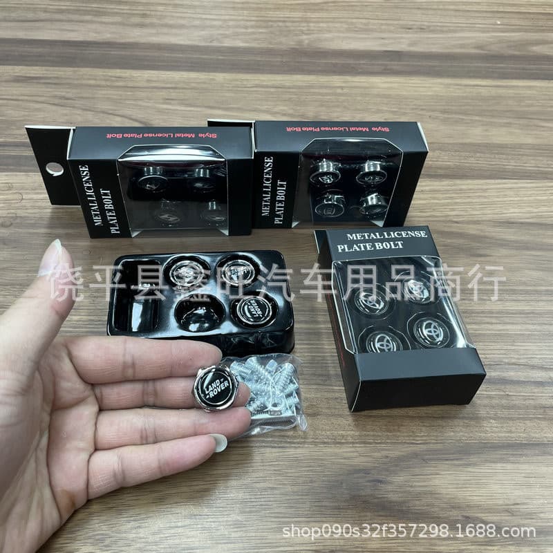 Adequado para parafuso de fixação de placa de carro Anti-roubo esticador suporte de placa de licença parafuso de Metal m