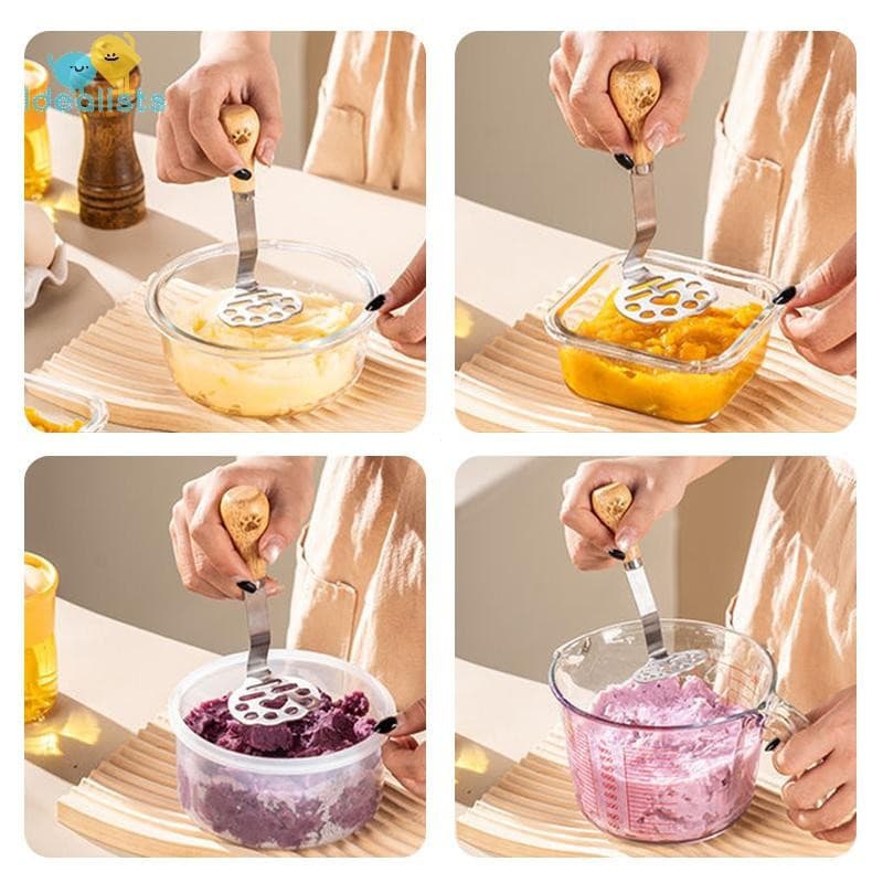 Idealistas Lama Imprensa Masher Purê Suco Fabricante Para Suplemento Alimentar Do Bebê Aço Inoxidável Batatas Triturador