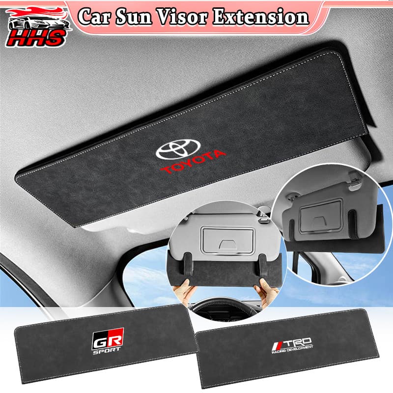 [Estoque Pronto] Extensor De Viseira Solar Para Carro Toyota Segurança De Alta Qualidade Anti Reflexo Brilho Luz Uv Aces