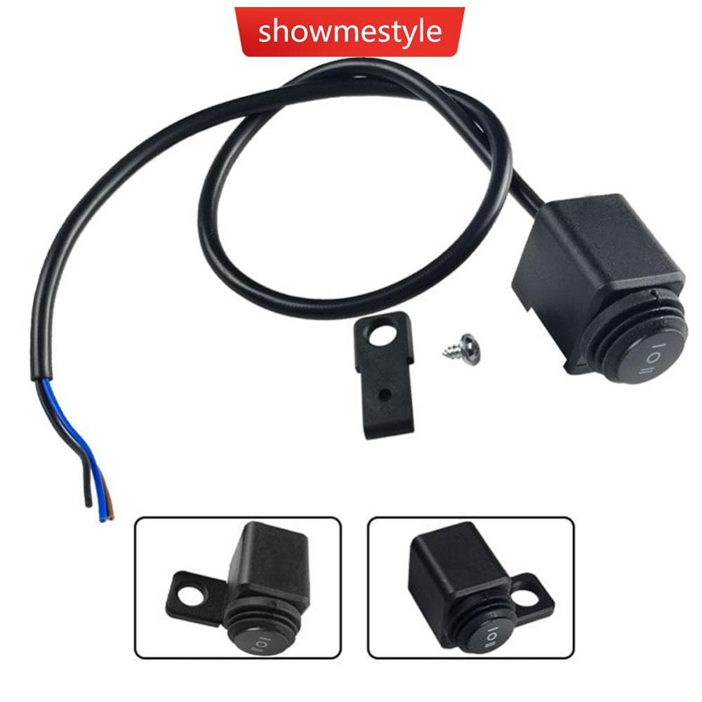 SMS 1Pc Plástico Motocicleta Modificado Interruptores Espelho Retrovisor Base Farol Holofotes Duplo Piscando Multifuncio