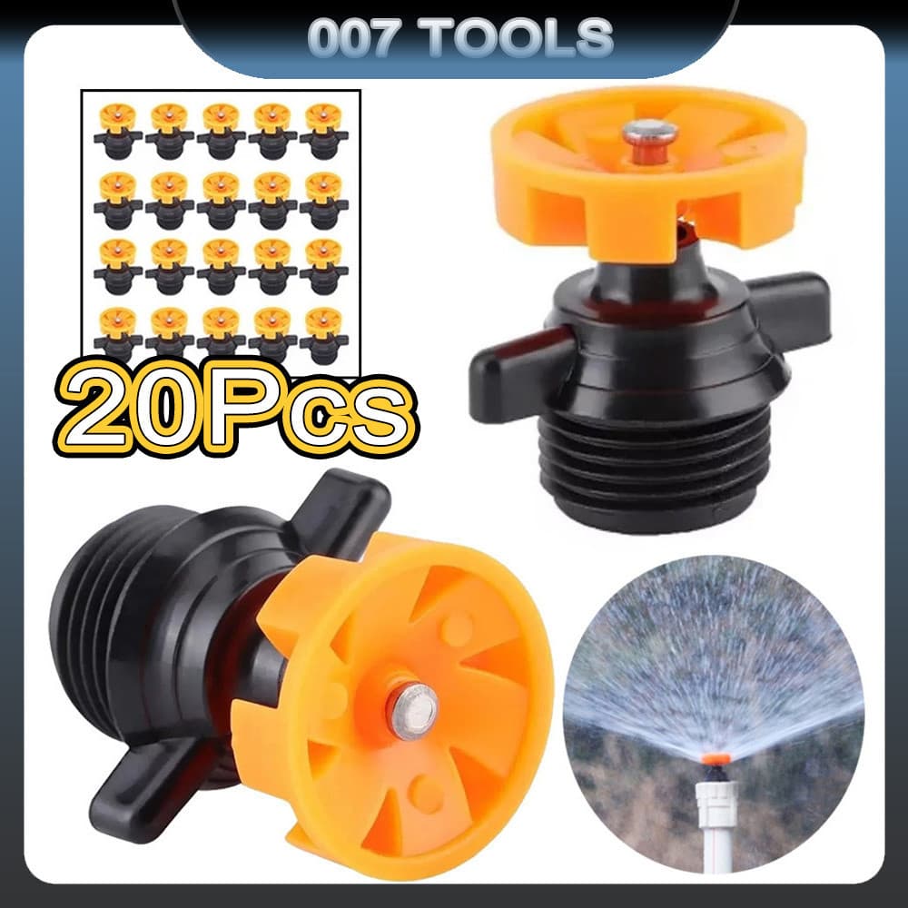 Kit 20 Aspersor De Rotação,  360 ° Giratória Sistema De Rega