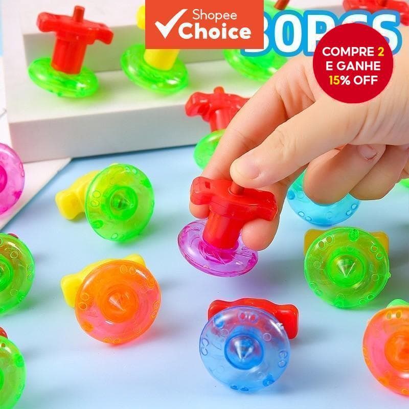  30pcs Giroscópios Mini Girocópios Criativos Nostálgicos Brinquedos para Crianças Torque Giroscópio Presentes para