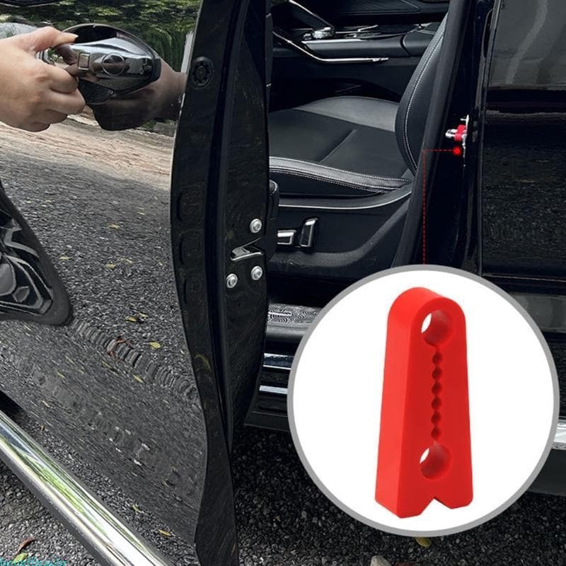 besteffie 4 Peças Almofadas Silicone Para Fechadura Carro Redução Ruído E