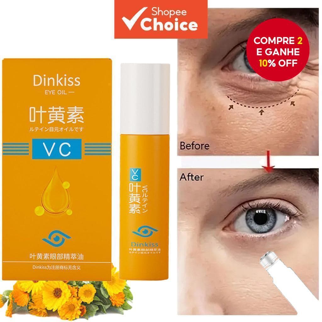1 Peça/2 Peças Anti-Olheiras Sob Os Olhos Luteína Essência Para Óleo Requintado Rugas Da Pele Ao Redor
