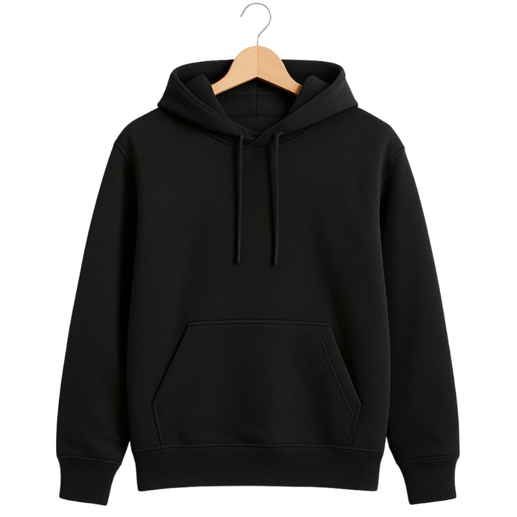 Moletom Canguru Algodão Unissex Liso Sem Estampa Promoção Atacado