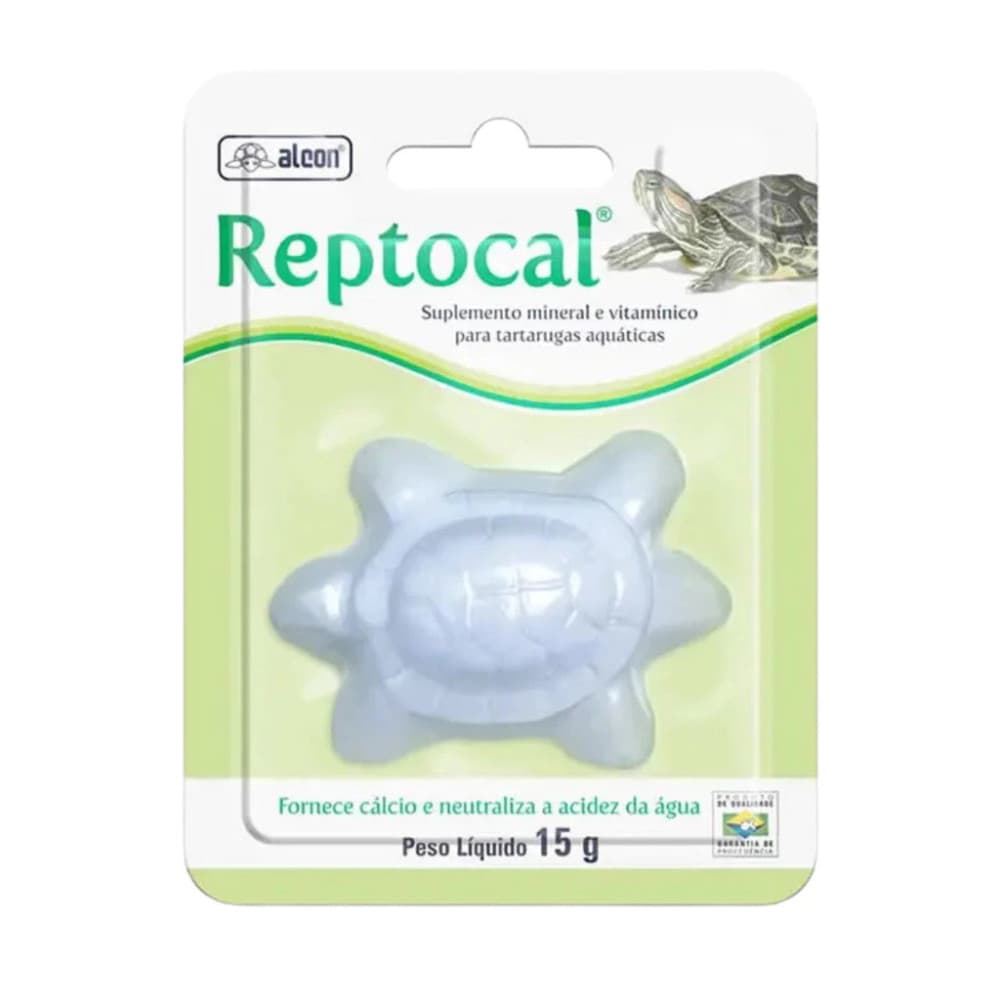 Alcon Reptocal Suplemento de Cálcio 15g para Tartarugas Aquáticas