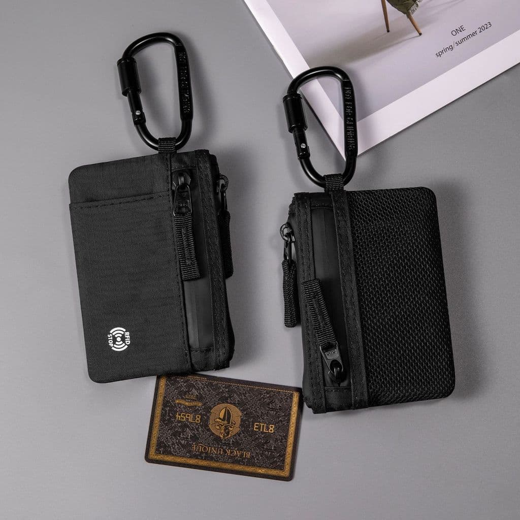 Porta-cartões antirroubo, porta-moedas, porta-documentos RFID antimagnético, porta-passaporte de viagem, carteira, porta