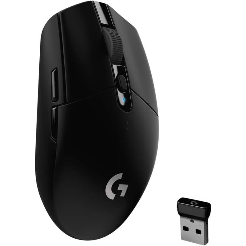 mouse Para Jogos Sem Fio De Velocidade Leve Logitech G304 , sensor Hero 12K , 12.000 DPI , 6 Botões Programáveis , Bater