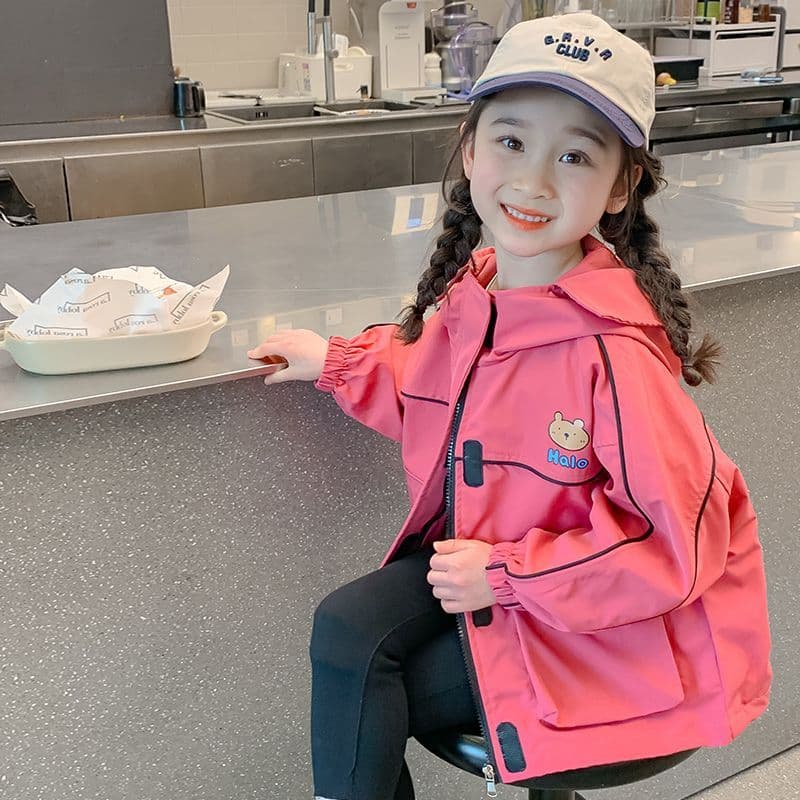 Meninas jaquetas primavera outono estilo meninas bebê moda primavera roupas crianças primavera roupas