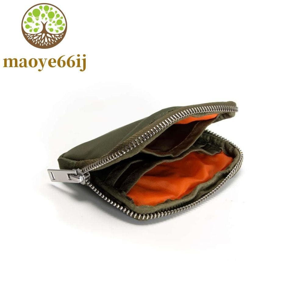 Bolsa De Moedas De Nylon MAOYE66 , Carteira Masculina Antifurto RFID Portátil , Porta-Cartões , Mini Armazenamento De Fo