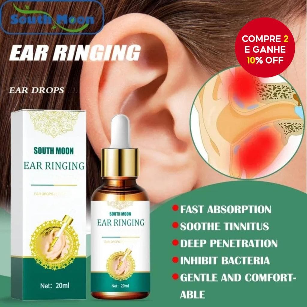 Gotas Naturais Para Zumbido E Solução Cuidados Com Os Ouvidos