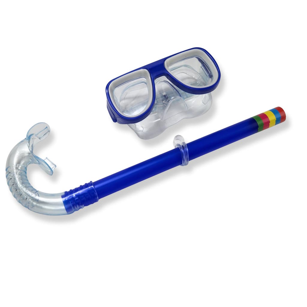 Kit Mergulho Snorkel Óculos Máscara Piscina Praia Banho Natação Infantil